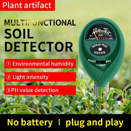 3-in-1 High-Precision Soil pH and Moisture Meter-1