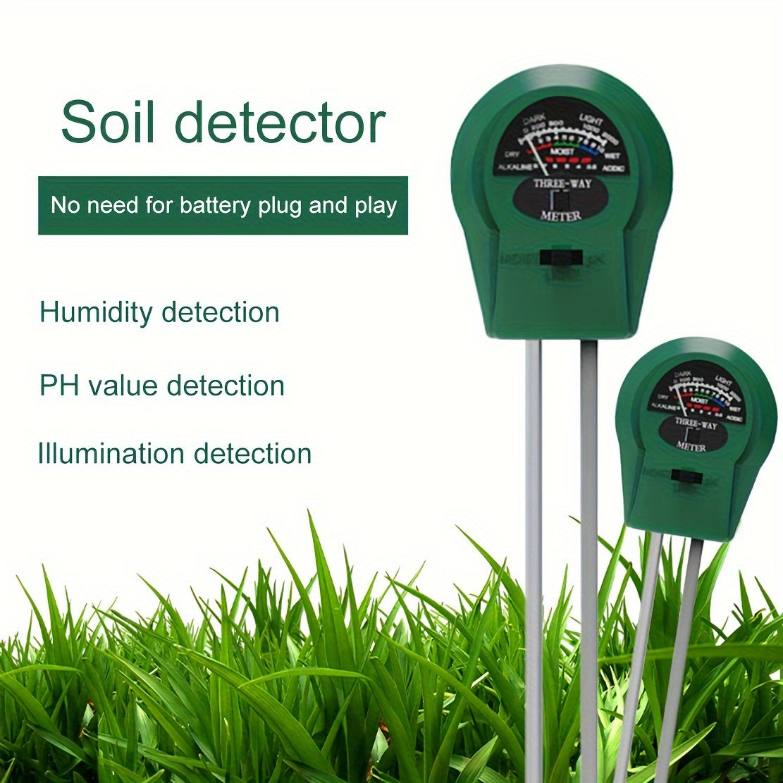 3-in-1 High-Precision Soil pH and Moisture Meter-2